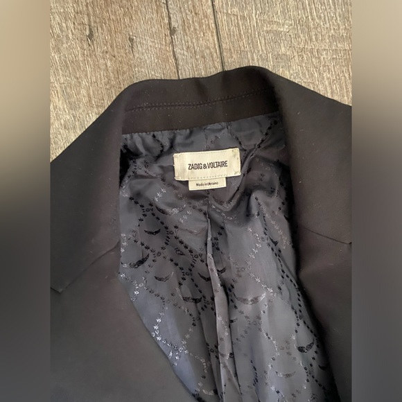 Zadig & Voltaire Viva Strass Star Blazer like new size 34/XS - Picture 12 of 16